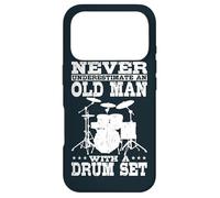 Never Underestimate An Old Man With A Drum Set Drummer Case for iPhone 17 Pro