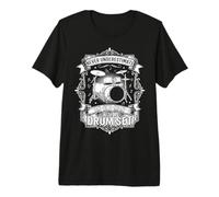 Never Underestimate an Old Man with A Drum Set Funny Drummer Premium T-Shirt