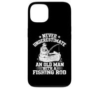 Never Underestimate An Old Man With A Fishing Rod Case for iPhone 13