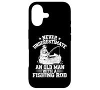 Never Underestimate An Old Man With A Fishing Rod Case for iPhone 17