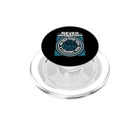 Never Underestimate An Old Man With A Fishing Rod Fisherman PopSockets PopGrip for MagSafe