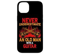 Never Underestimate An Old Man With A Guitar Guitarist Case for iPhone 14 Plus