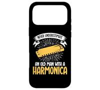 Never underestimate an old Man with a Harmonica Case for iPhone 17 Pro Max