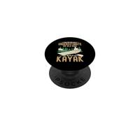 Never Underestimate An Old Man With A Kayak Kayaking Paddle PopSockets Adhesive PopGrip