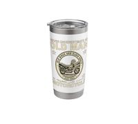 Never Underestimate an Old Man with A Motorcycle Ride Free Stainless Steel Insulated Tumbler