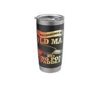 Never Underestimate an Old Man with A Ping Pong Paddle Stainless Steel Insulated Tumbler