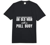 Never Underestimate an Old Man with A Pull Buoy Comfort Colors Adult Heavyweight T-Shirt