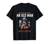 Never underestimate an old man with a scooter old man riding T-Shirt