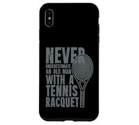 Never Underestimate An Old Man With A Tennis Racquet Case for iPhone XS Max