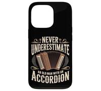 Never Underestimate An Old Man With An Accordion Case for iPhone 13 Pro