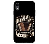 Never Underestimate An Old Man With An Accordion Case for iPhone XR