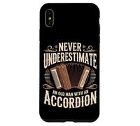 Never Underestimate An Old Man With An Accordion Case for iPhone XS Max