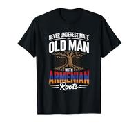 Never Underestimate an Old Man with Armenian Roots T-Shirt