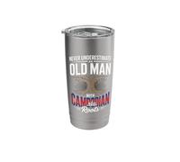 Never Underestimate an Old Man with Cambodian Roots Stainless Steel Insulated Tumbler