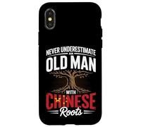 Never Underestimate An Old Man With Chinese Roots Case for iPhone X/XS