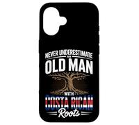 Never Underestimate An Old Man With Costa Rican Roots Case for iPhone 16