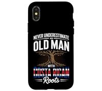 Never Underestimate An Old Man With Costa Rican Roots Case for iPhone X/XS