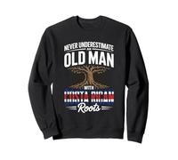Never Underestimate An Old Man With Costa Rican Roots Sweatshirt