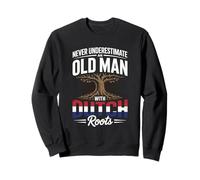 Never Underestimate An Old Man With Dutch Roots Pride Sweatshirt