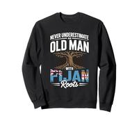 Never Underestimate An Old Man With Fijan Roots Sweatshirt