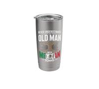 Never Underestimate an Old Man with Mexican Roots Pride Stainless Steel Insulated Tumbler