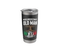Never Underestimate an Old Man with Mexican Roots Pride Stainless Steel Insulated Tumbler