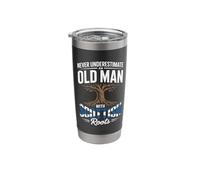 Never Underestimate an Old Man with Scottish Roots Pride Stainless Steel Insulated Tumbler