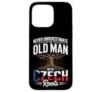 Never Underestimate An Old Man With Strong Czech Roots Case for iPhone 15 Pro Max