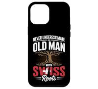 Never Underestimate An Old Man With Swiss Roots Pride Case for iPhone 12 Pro Max
