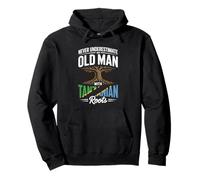 Never Underestimate An Old Man With Tanzanian Roots Pullover Hoodie