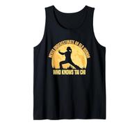 Never Underestimate an Old Woman Who Knows Tai Chi Tank Top