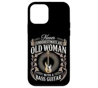 Never Underestimate An Old Woman With A Bass Guitar Case for iPhone 12 mini