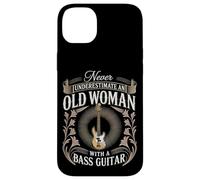 Never Underestimate An Old Woman With A Bass Guitar Case for iPhone 14 Plus