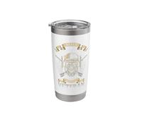 Never Underestimate and Old man who is Also a Veteran Stainless Steel Insulated Tumbler