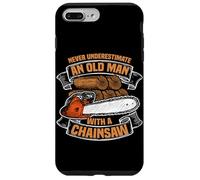 Never underestimate Forstwirt Lumberjack Chainsaw Wood Case for iPhone 7 Plus/8 Plus