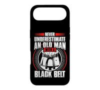 Never Underestimate Old Man Black Belt Martial Arts Case for iPhone Air