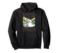 Never Underestimate Old Man Fishing In His Seventies Pullover Hoodie