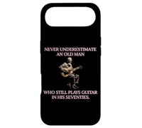 Never Underestimate Old Man Guitar 70s Case for iPhone Air