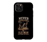 Never Underestimate Old Man Hands That Build Woodworker Case for iPhone 11 Pro