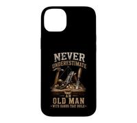 Never Underestimate Old Man Hands That Build Woodworker Case for iPhone 14 Plus