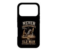 Never Underestimate Old Man Hands That Build Woodworker Case for iPhone 17 Pro