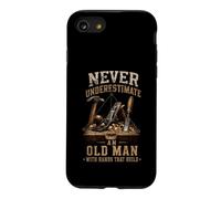 Never Underestimate Old Man Hands That Build Woodworker Case for iPhone SE (2020) / 7/8