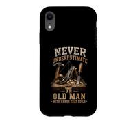 Never Underestimate Old Man Hands That Build Woodworker Case for iPhone XR