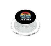 Never Underestimate Old Man Jet Skiing Watercraft PopSockets PopGrip for MagSafe