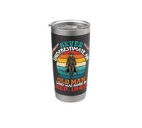 Never Underestimate Old Man Who was Born in September 1948 Stainless Steel Insulated Tumbler