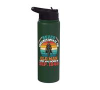 Never Underestimate Old Man Who was Born in September 1949 Stainless Steel Insulated Water Bottle