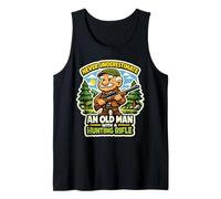 Never Underestimate Old Man with a Hunting Rifle Loves Hunt Tank Top