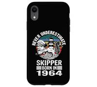 Never Underestimate Skipper Born In 1964 Skippertraining Case for iPhone XR
