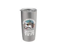 Never Underestimate Skipper Born in 1971 Skippertraining Stainless Steel Insulated Tumbler
