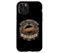 Never Underestimate The Harp Player Blues Music Case for iPhone 11 Pro